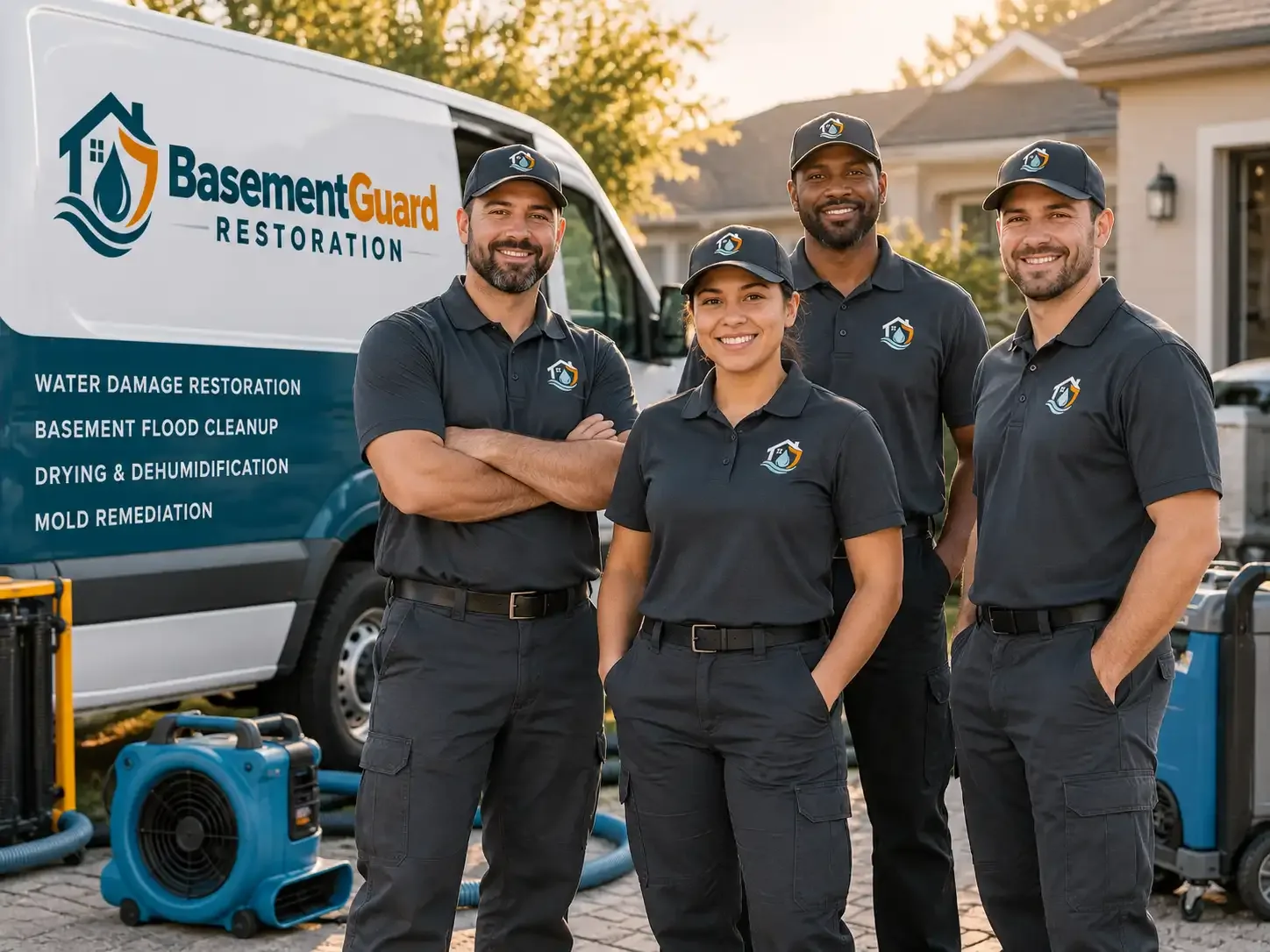 Basement Water Damage Restoration company in Woodward, IA